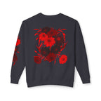 EDIT COLLECTION - Painted Red Floral Sweatshirt