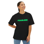 Fearless Wolf Graphic Tee, Unisex Oversized T-Shirt, Gift for Nature Lovers