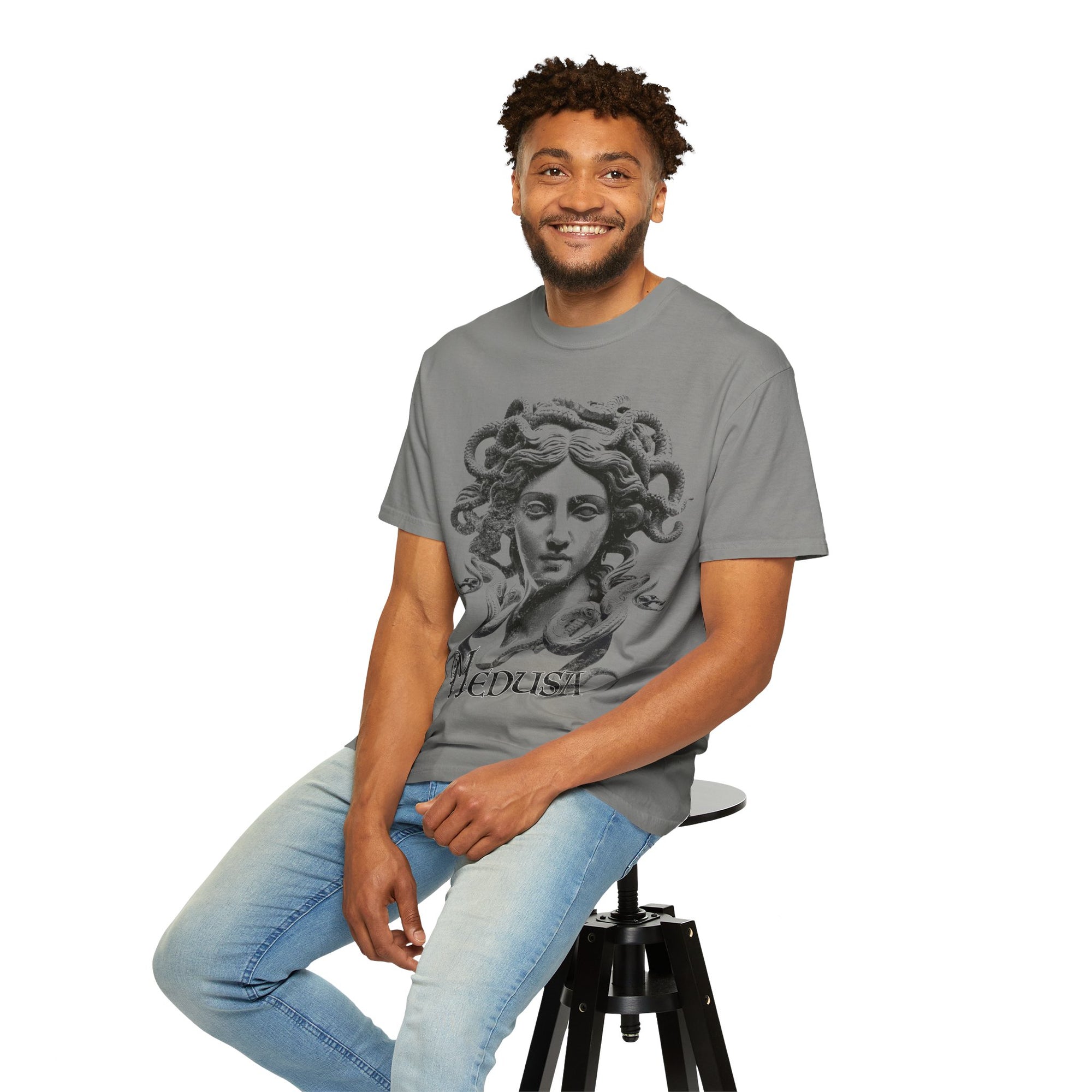 Medusa Graphic Tee - Gothic Unisex Mythology Shirt