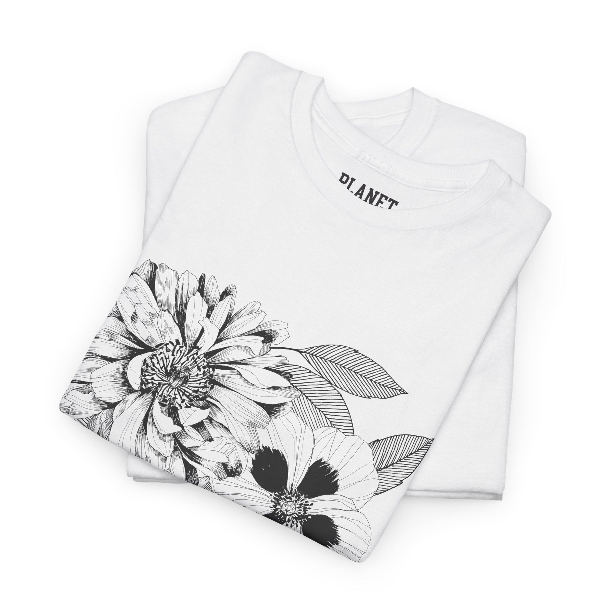 Edit II - Drawn Floral Graphic Tee