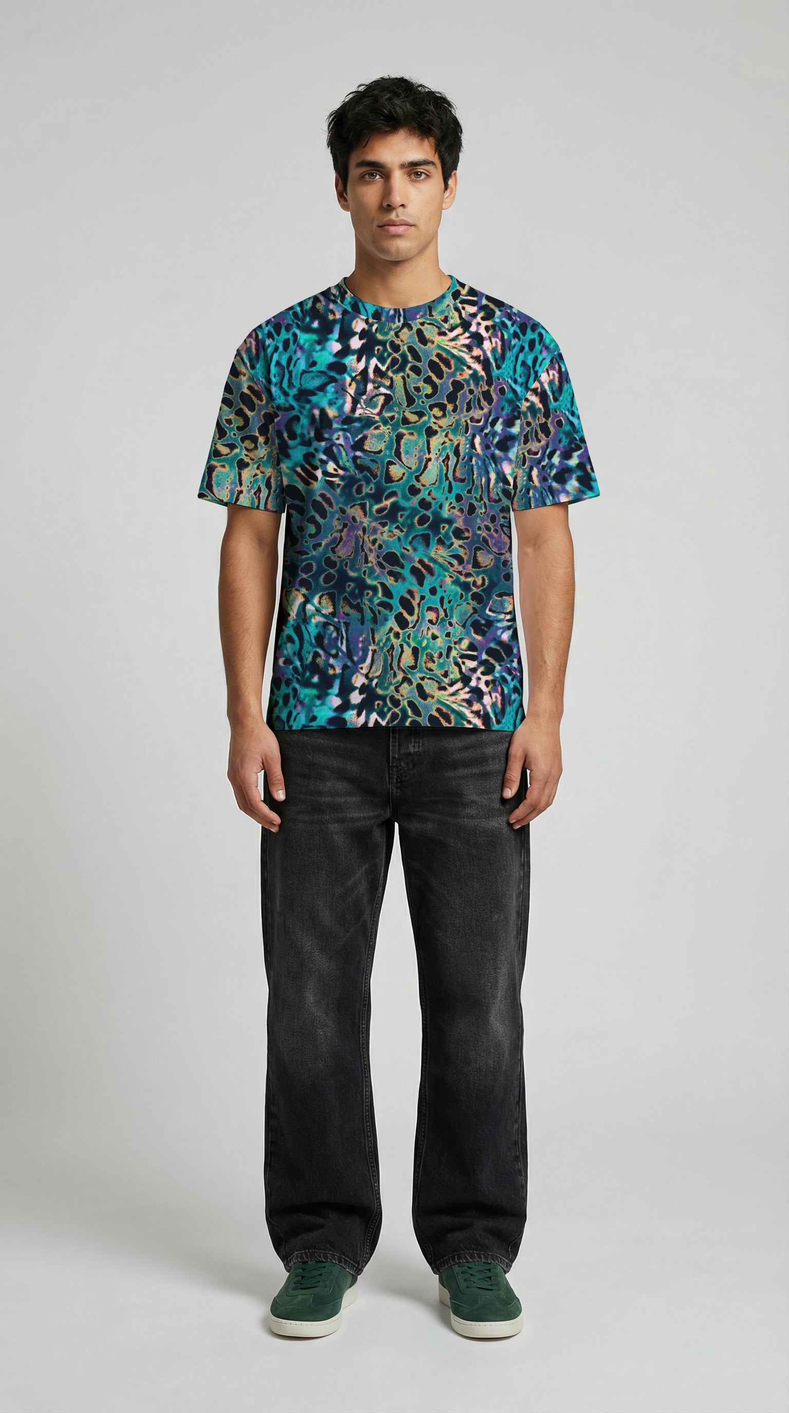 Abstract Jaguar Men's Tee