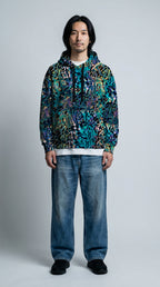 Jaguar Print Unisex Hoodie Without Logo