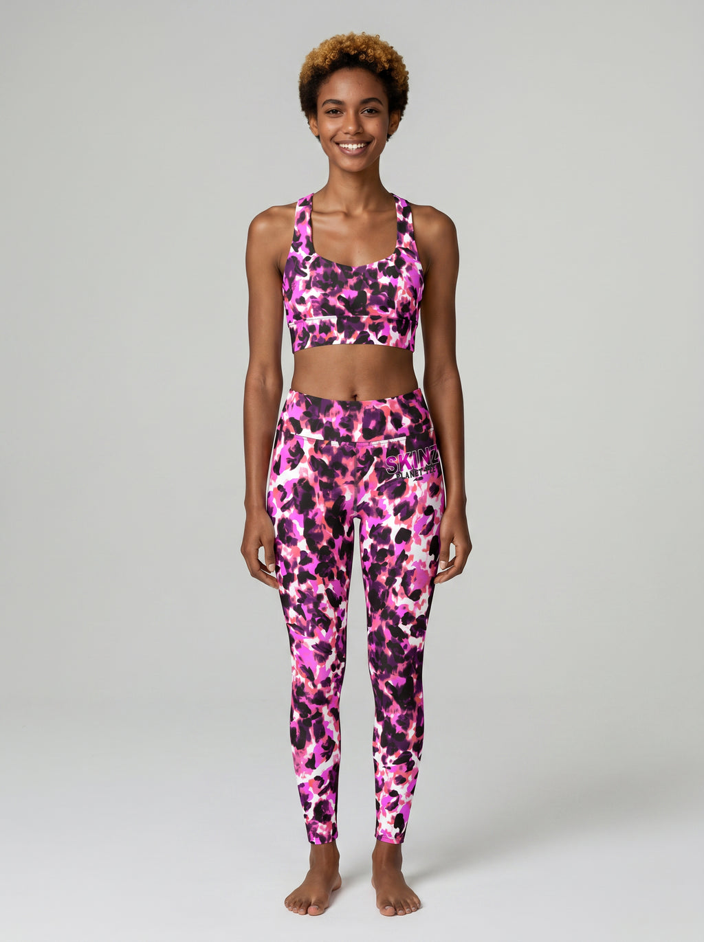 Brushstroke Animal Yoga Leggings