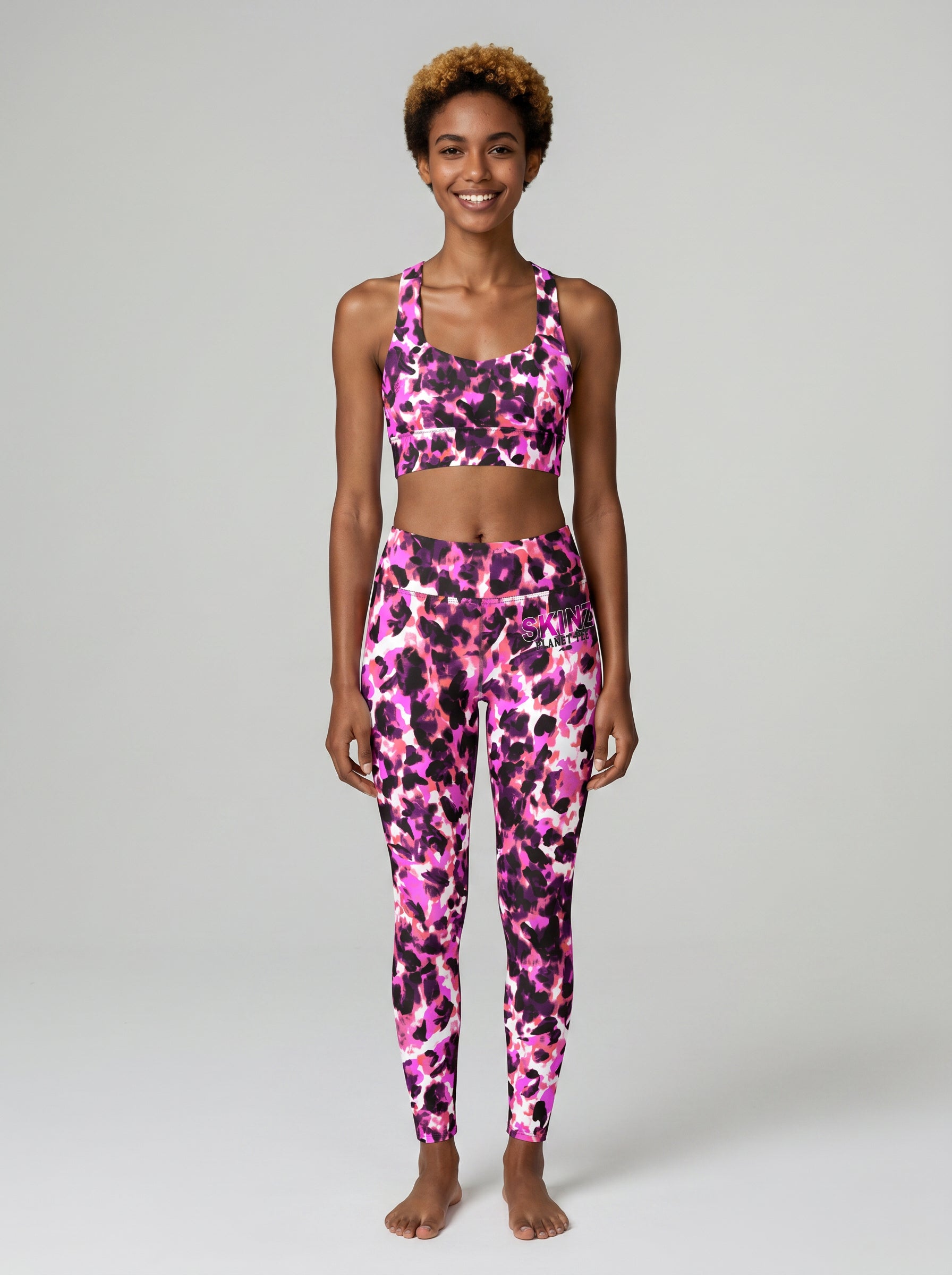 Brushstroke Animal Yoga Leggings