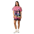 Palm Tree Island T-shirt Dress