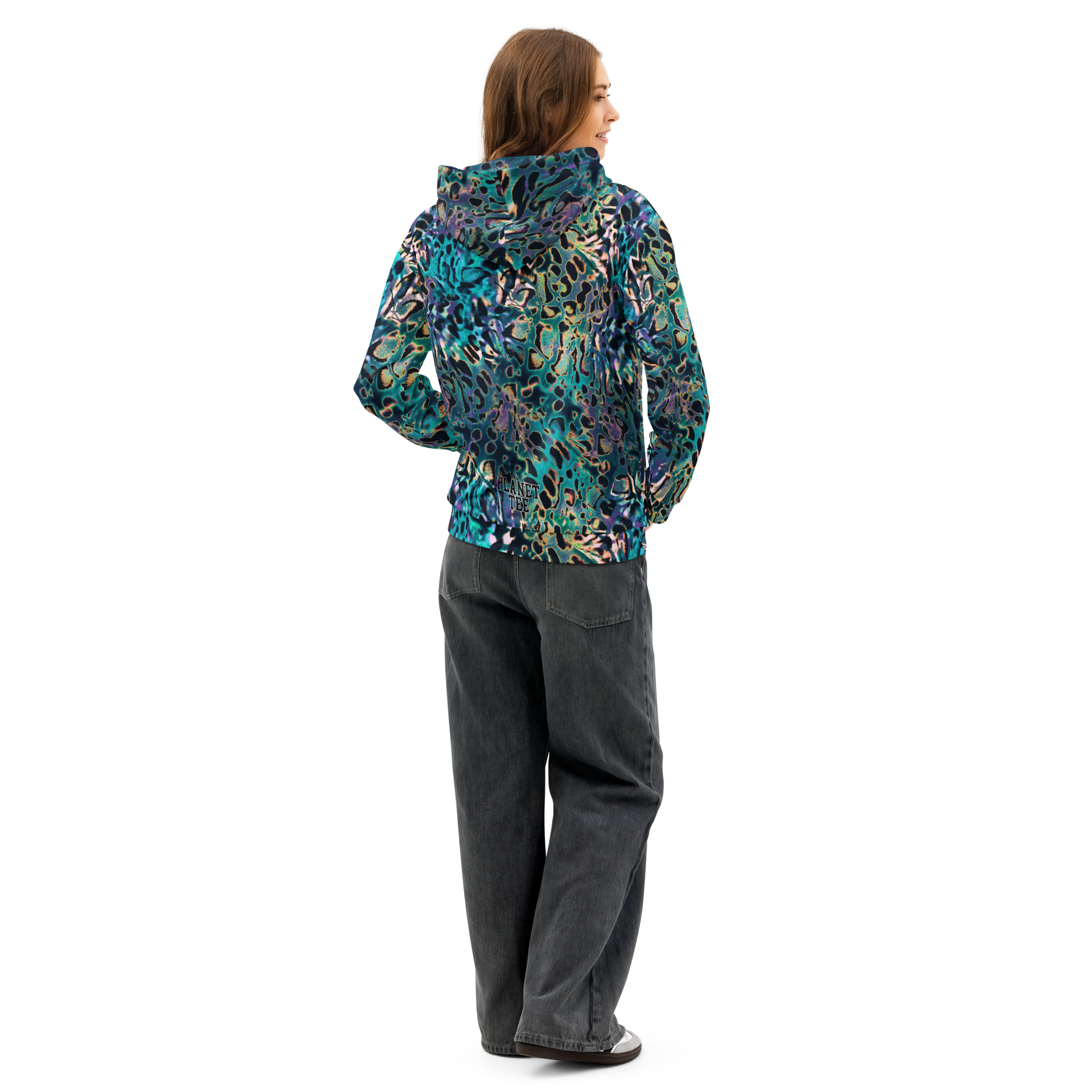 Jaguar Print Unisex Hoodie Without Logo