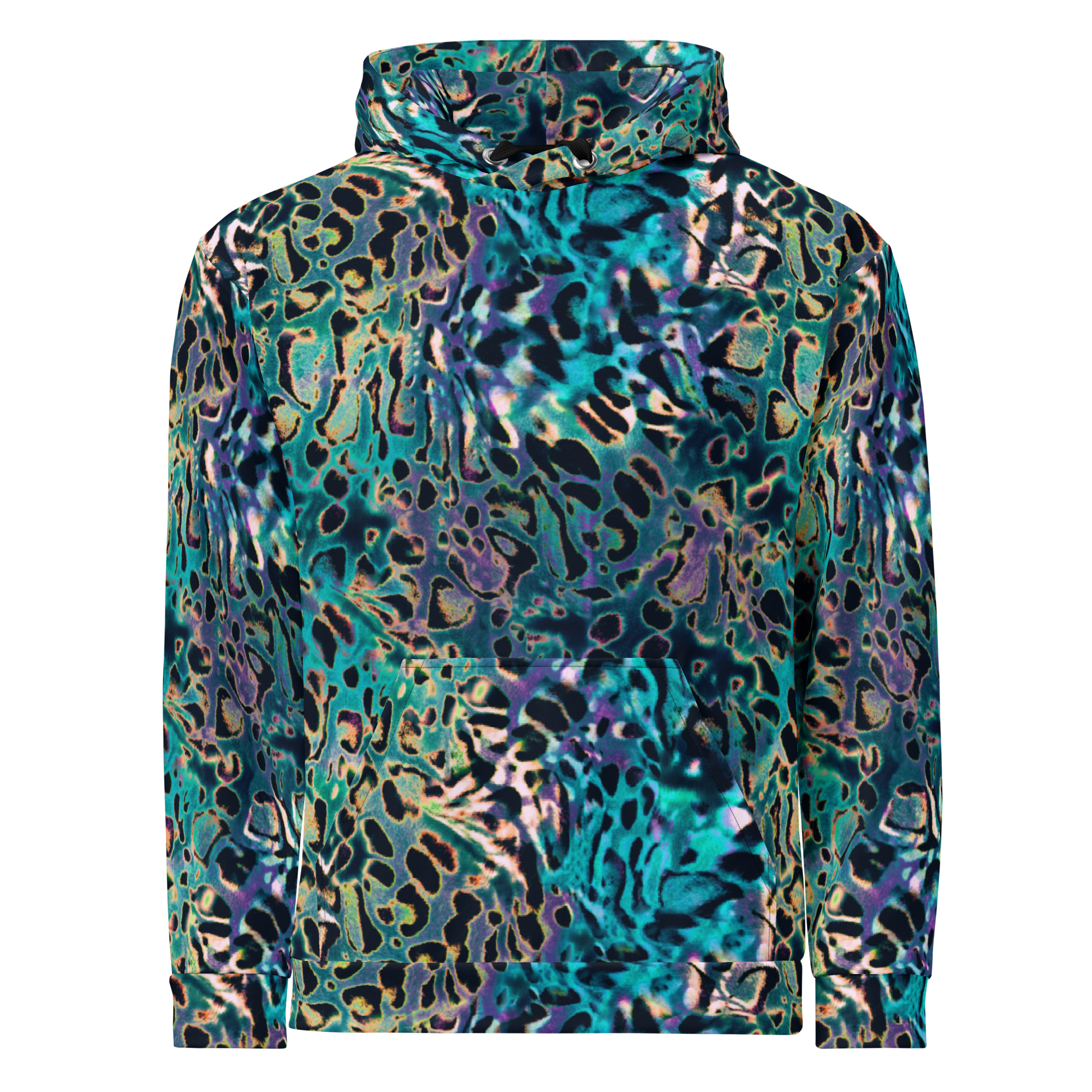 Jaguar Print Unisex Hoodie Without Logo