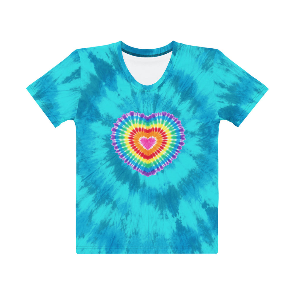 Women’s Tie Dye Heart Tee