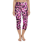 Brushstroke Animal Yoga Capri Leggings