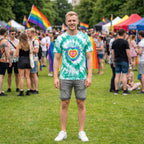 Men’s Tie Dye Heart Tee